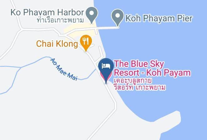 Mueang Ranong District - The Blue Sky Resort Koh Payam Maps