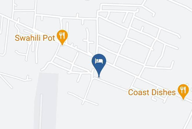 Kwale - The Blue Swallow Hotel Maps