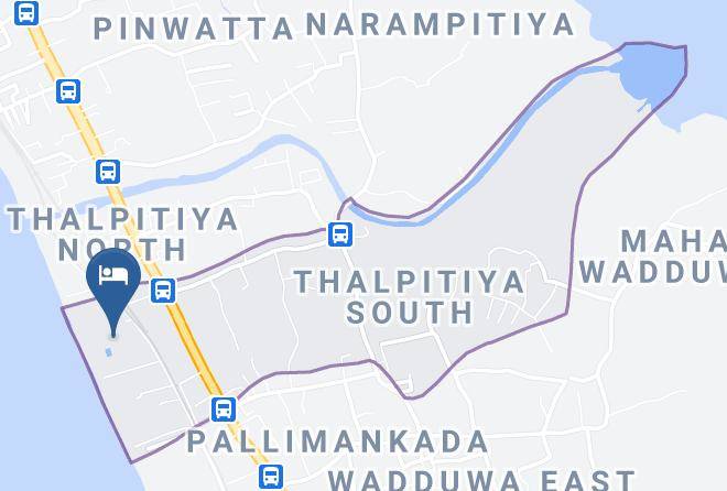 Colombo - The Blue Water Hotel And Spa Maps