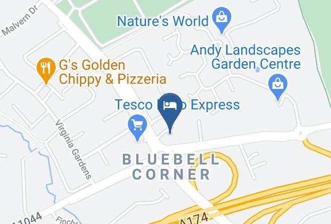 Middlesbrough - The Bluebell Middlesbrough Maps