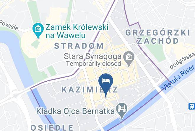 Cracow - The Blueberry Resto & Bar Maps