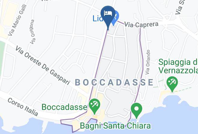 Genoa - B&b Le Stanze Di Boccadasse Maps