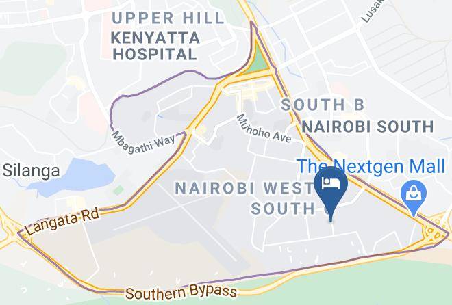 Nairobi - The Boma Hotel Maps