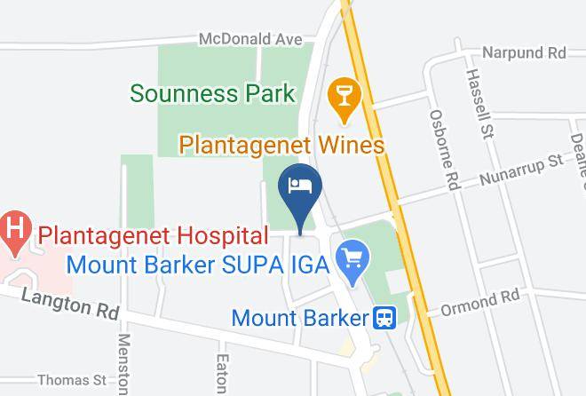 Plantagenet - The Bottle O Plantagenet Hotel Maps