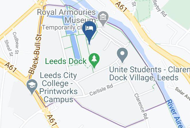 Leeds - The Boulevard At Leeds Dock Maps