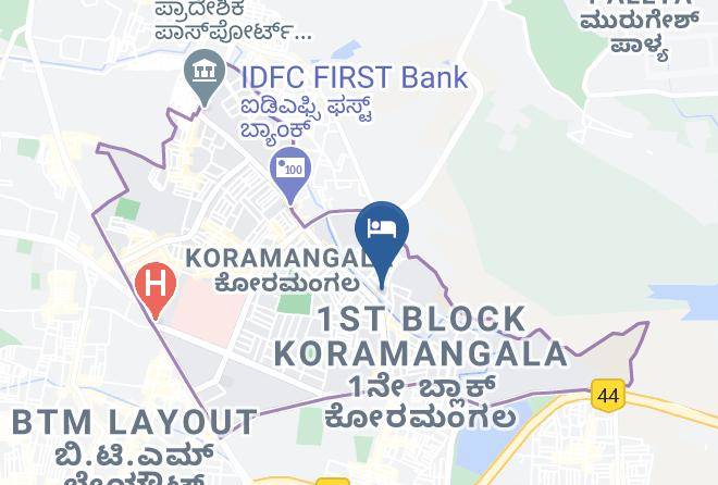 Bengaluru - The Bouvice Hotel Maps