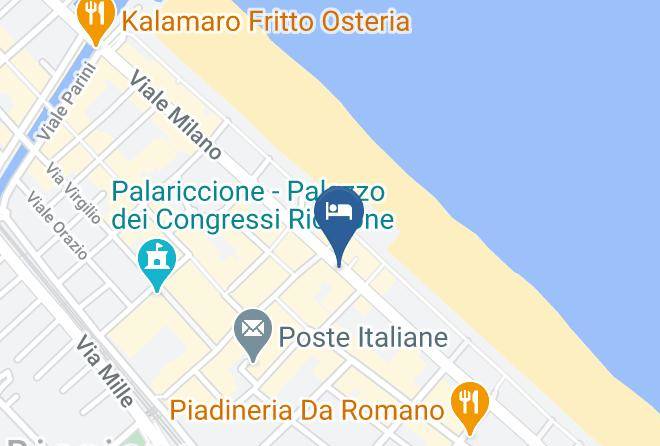 Rimini - The Box Hotel Maps