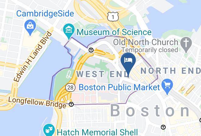 The Boxer Boston Map
