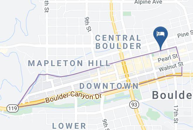 Boulder - The Bradley Boulder Inn Maps