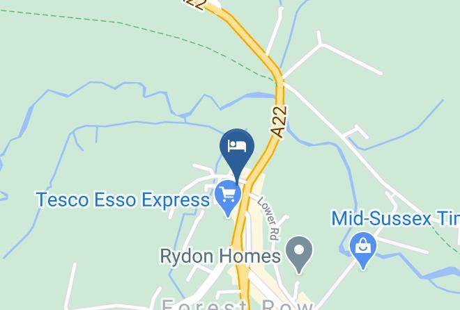 East Sussex - The Brambletye Hotel Maps