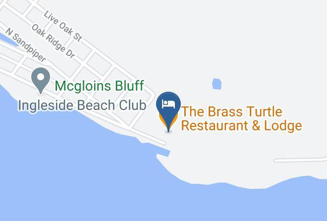 San Patricio - The Brass Turtle Restaurant & Lodge Maps