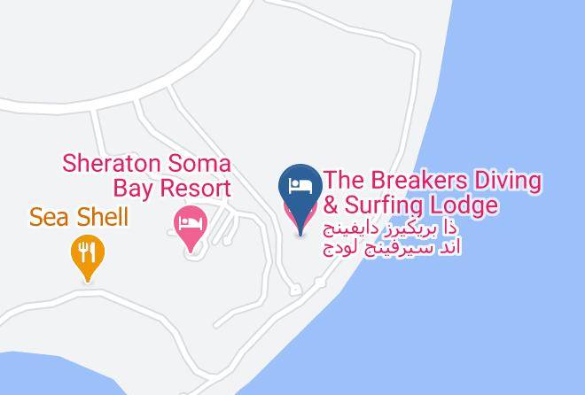 Safaga - The Breakers Diving & Surfing Lodge Maps