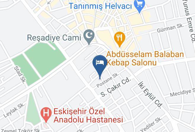 Odunpazari - The Breeze Hotel Maps