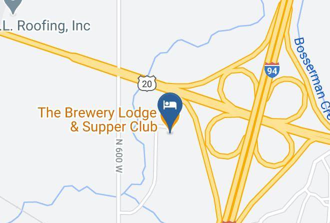 La Porte - The Brewery Lodge & Supper Club Maps