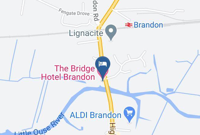 Suffolk - The Bridge Hotel Brandon Maps