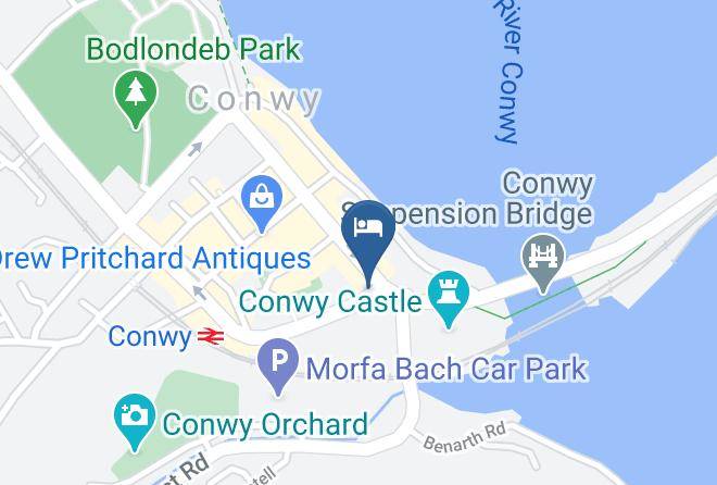 Conwy - The Bridge Inn Maps