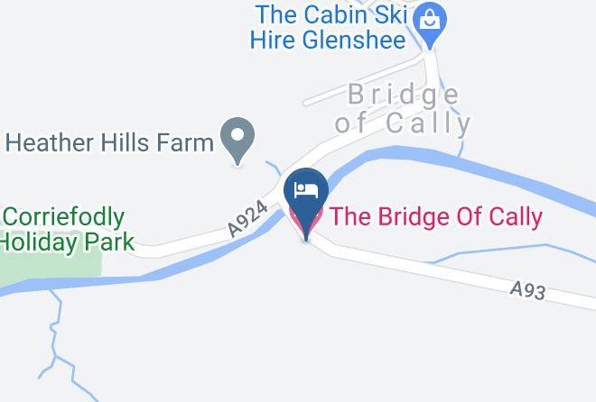 Perth And Kinross - The Bridge Of Cally Hotel Maps
