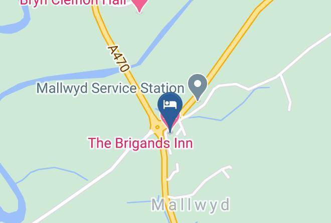 Gwynedd - The Brigands Inn Maps