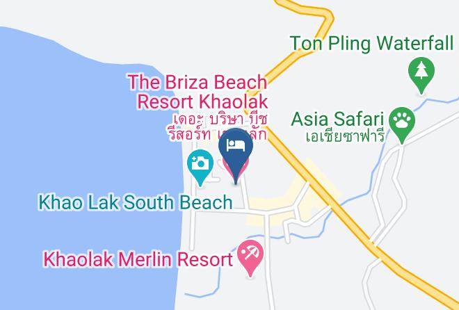 Amphoe Thai Mueang - The Briza Beach Resort Khaolak Maps