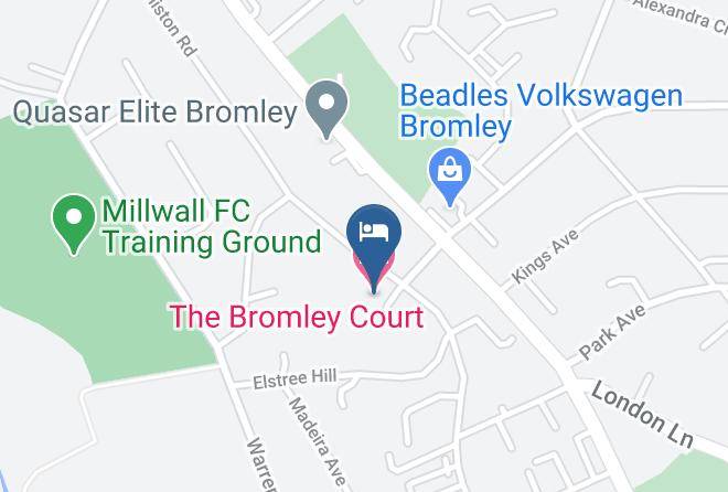 London - The Bromley Court Hotel Maps