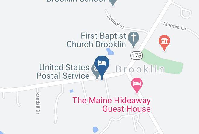 Hancock - The Brooklin Inn Maps