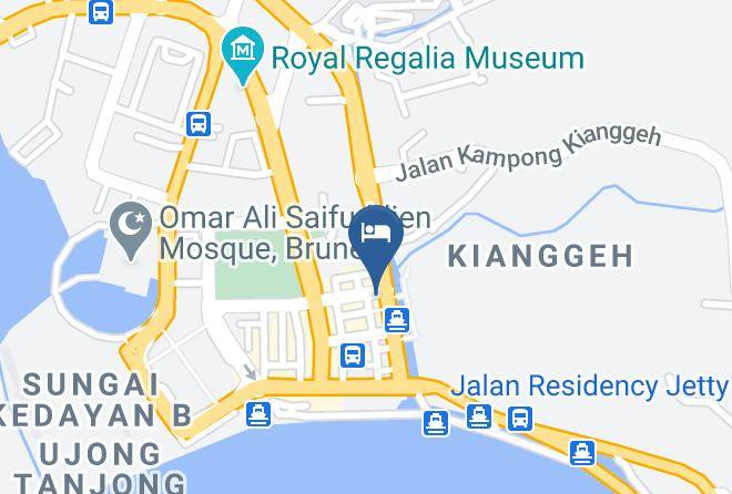 Bandar Seri Begawan - The Brunei Hotel Maps