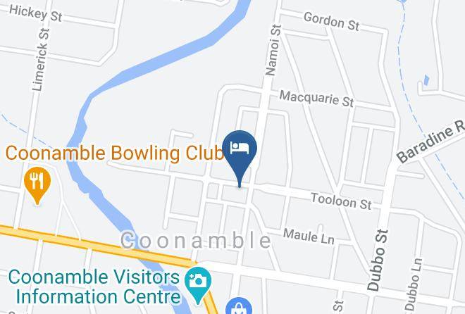 Coonamble - The Bucking Bull Hotel Maps