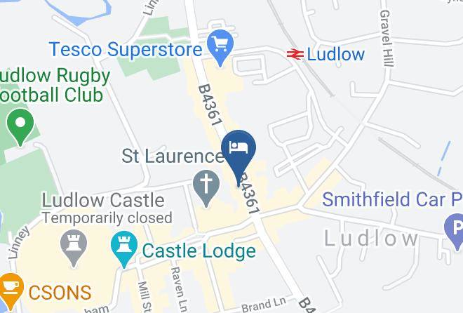 Shropshire - The Bull Hotel Maps