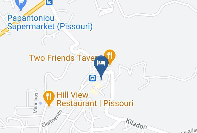 Pissouri - The Bunch Of Grapes Restaurant Maps