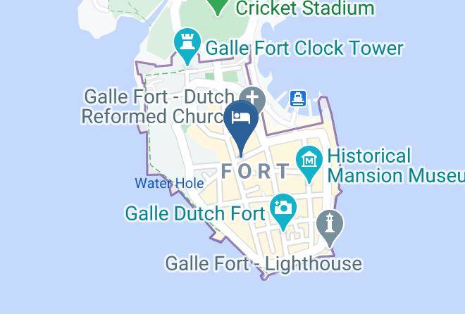 Galle - The Bungalow Galle Fort Maps