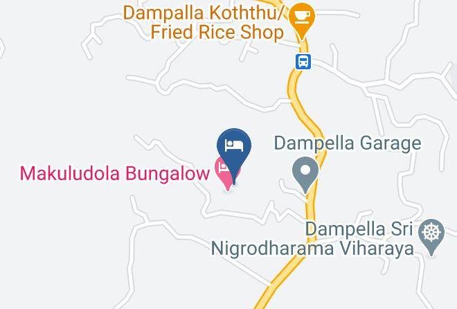 Galle - The Bungalow Makuludola Estate Maps
