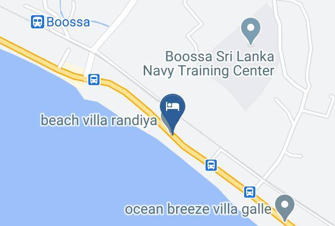 Galle - The Bungalow Randiya Maps