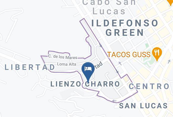 Los Cabos - The Bungalows Hotel Maps