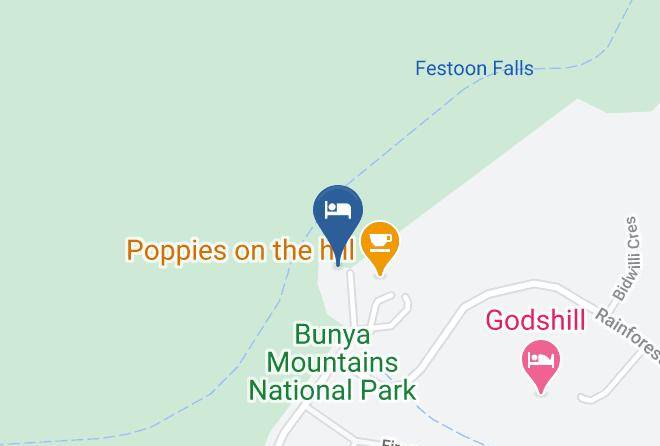 South Burnett - The Bunyas Coffee Shop & Tavern Maps
