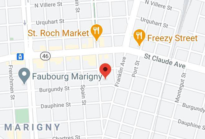 Orleans Par - The Burgundy Bed And Breakfast Maps