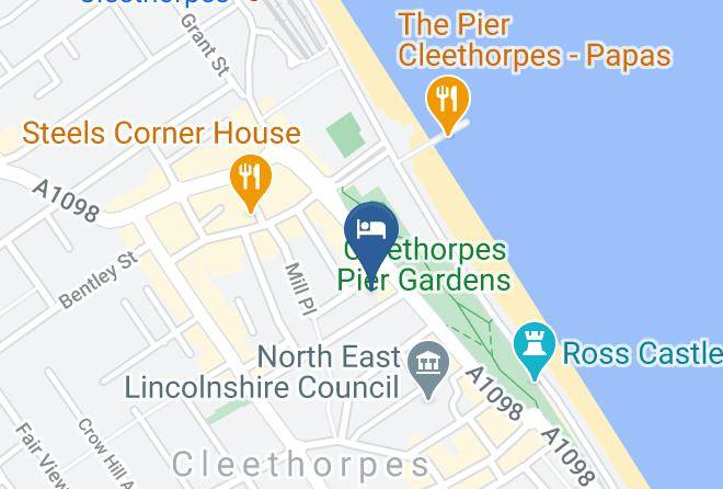 North East Lincolnshire - The Burlington Hotel Smart Affordable Accommodation Maps