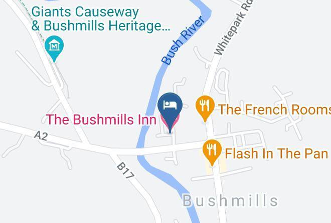 Causeway Coast Glens - The Bushmills Inn Hotel Maps