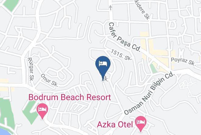 Bodrum - The Butterfly Hotel Maps