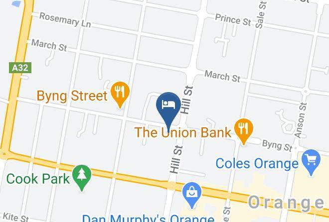 Orange - The Byng Street Boutique Hotel Maps