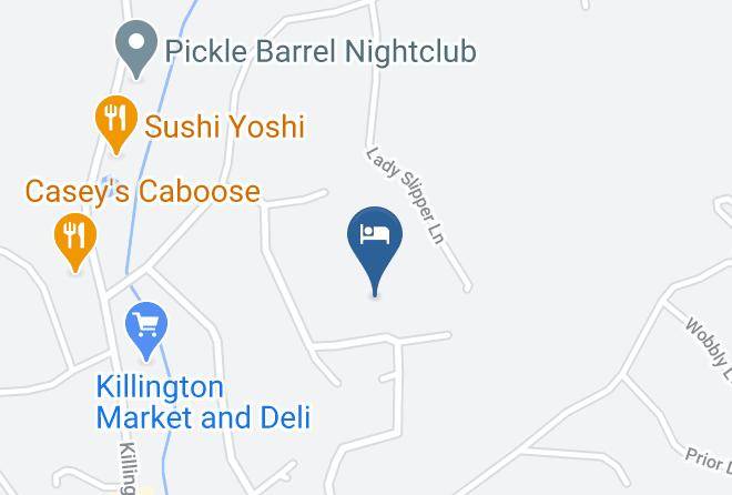 The Cabin At Killington Map