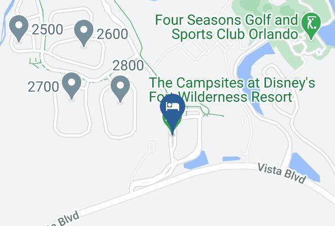 Orange - The Cabins At Disney's Fort Wilderness Resort Maps