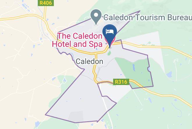 Overberg - The Caledon Hotel And Spa Maps