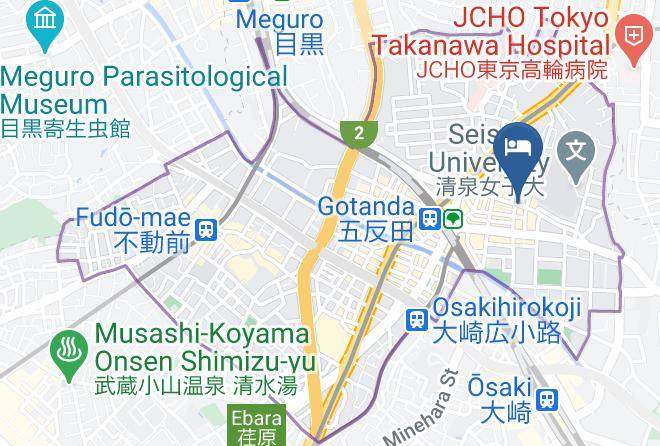 The Calm Hotel Tokyo Map