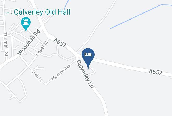 The Calverley Arms Pudsey Map