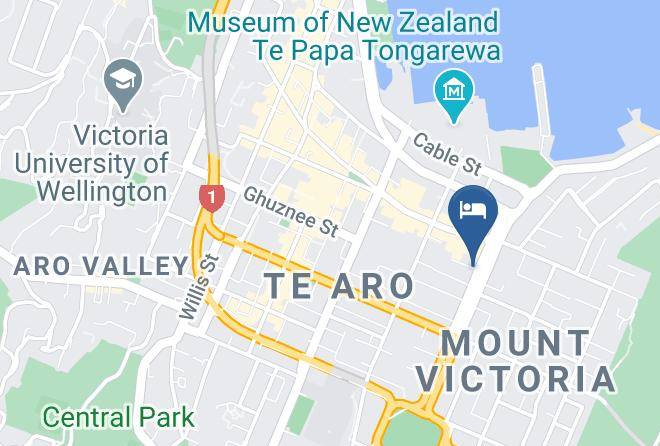 Wellington - The Cambridge Hotel Maps