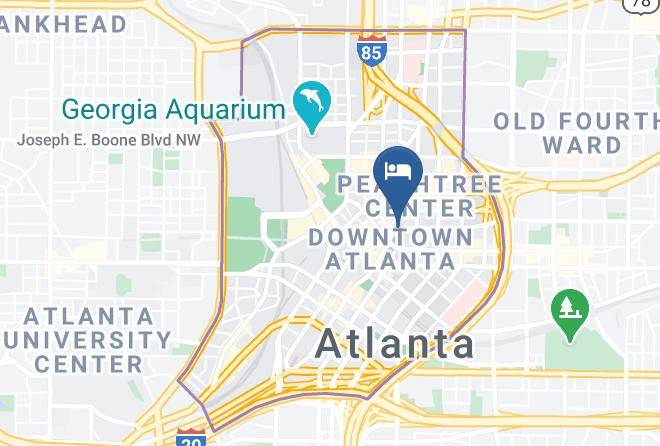 Fulton - The Candler Hotel Atlanta Curio Collection By Hilton Maps