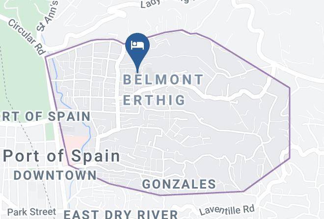 Port Of Spain - The Cannons Belmont Maps