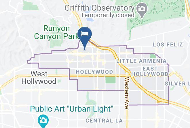 Los Angeles - The Canterbury Suites Maps