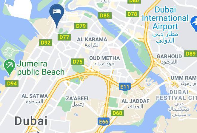 Dubai - The Canvas Hotel Dubai Mgallery Hotel Collection Maps