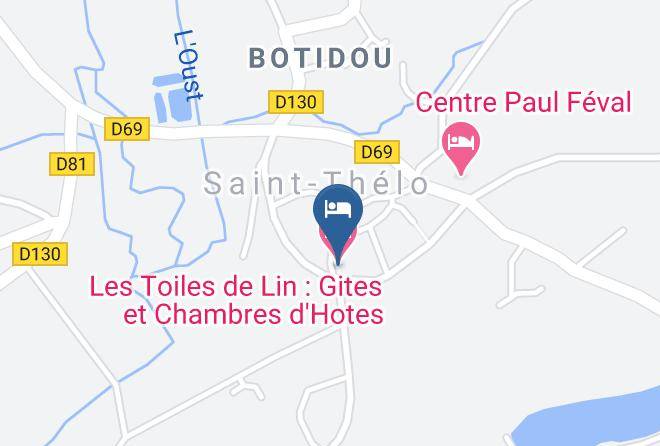 Cotes D Armor - Les Toiles De Lin Gites Et Chambres D'hotes Maps